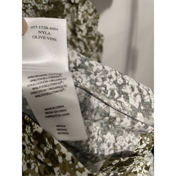 Rails Nyla Cutout Waist Dress Olive Vine Medium NEW - Picture 11 of 14
